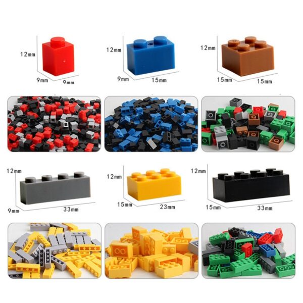 1000 Pieces DIY Creative Building Blocks Bulk Sets - Image 2