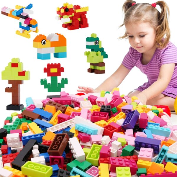 1000 Pieces DIY Creative Building Blocks Bulk Sets - Image 3