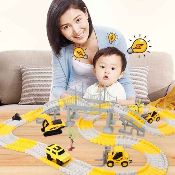 137-467pcs Children Electric Track Toy Car - Image 2