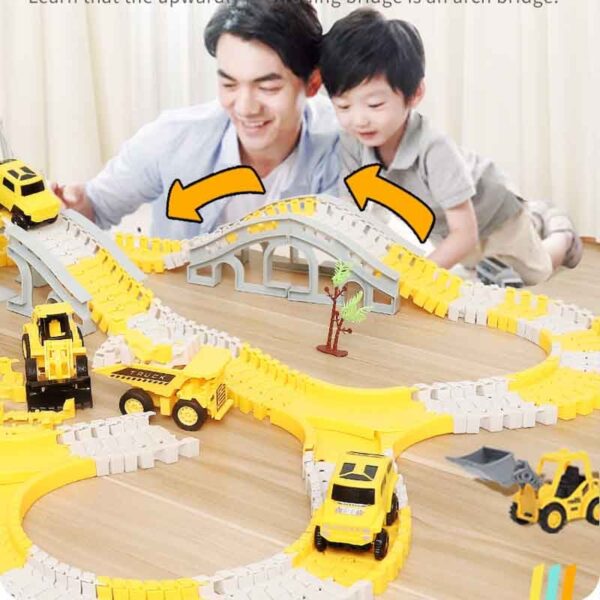 137-467pcs Children Electric Track Toy Car - Image 3