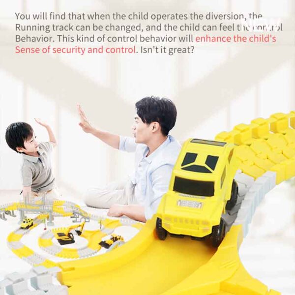 137-467pcs Children Electric Track Toy Car - Image 5