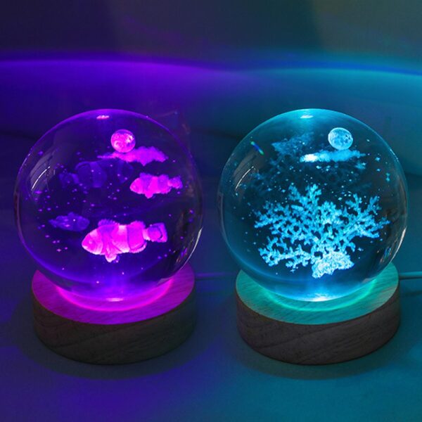6/8cm Colorful Crystal Ball Decoration
