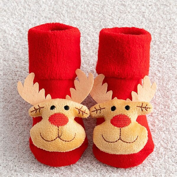 Baby Christmas Socks for Newborns - Image 2