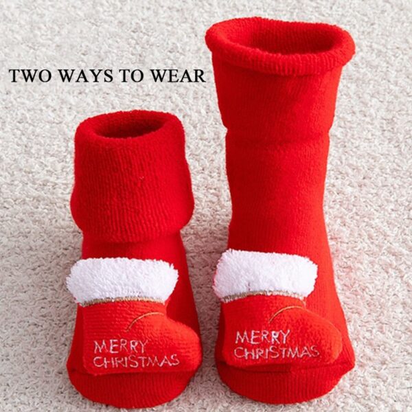 Baby Christmas Socks for Newborns - Image 3