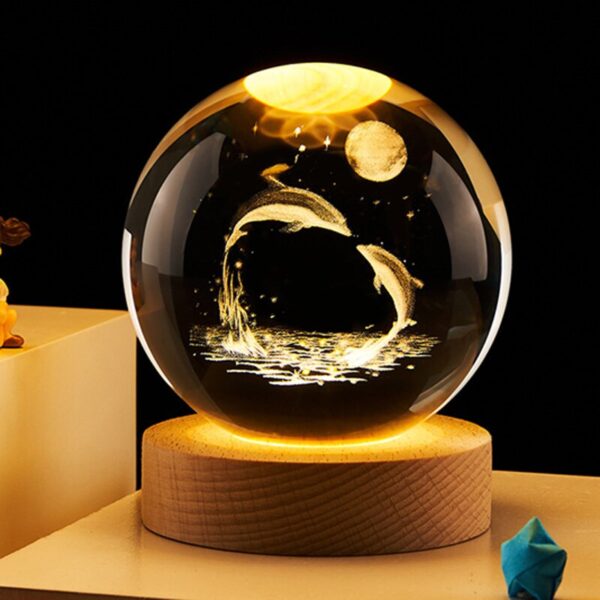 Colorful 3D Crystal Ball Decoration Space