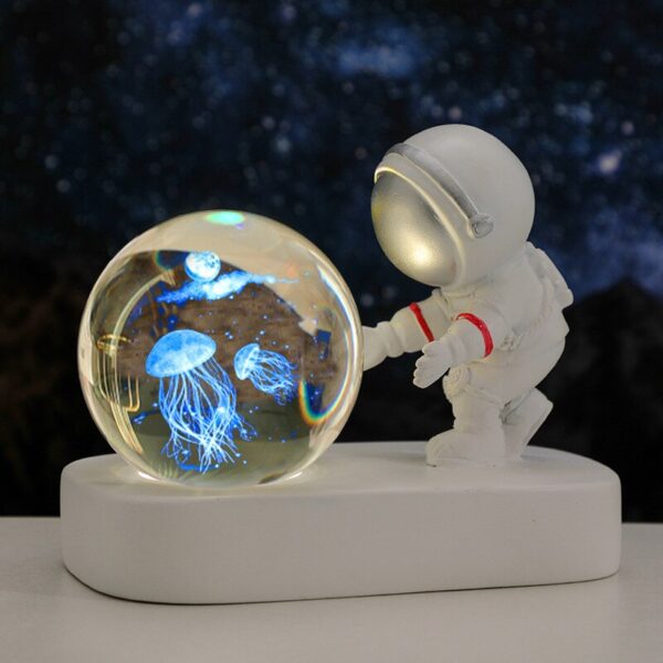 Cute Heart Crystal Ball  Night Lamp - Image 3