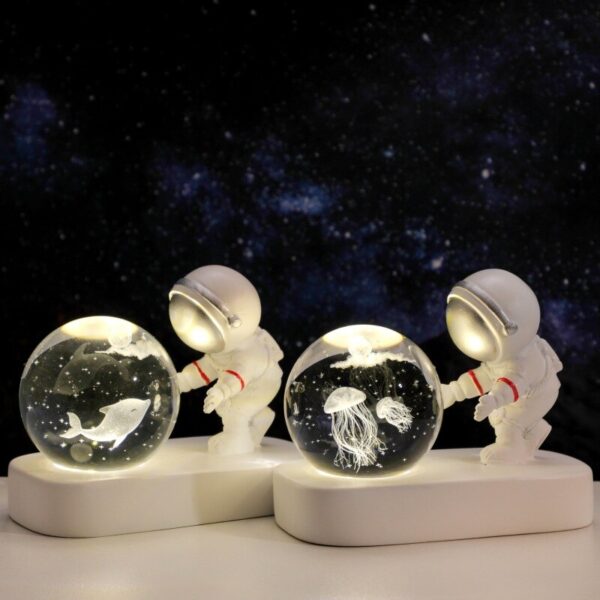 Cute Heart Crystal Ball  Night Lamp - Image 5