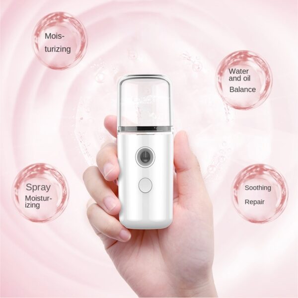 Mini Portable Humidifier Facial Steamer Device - Image 3