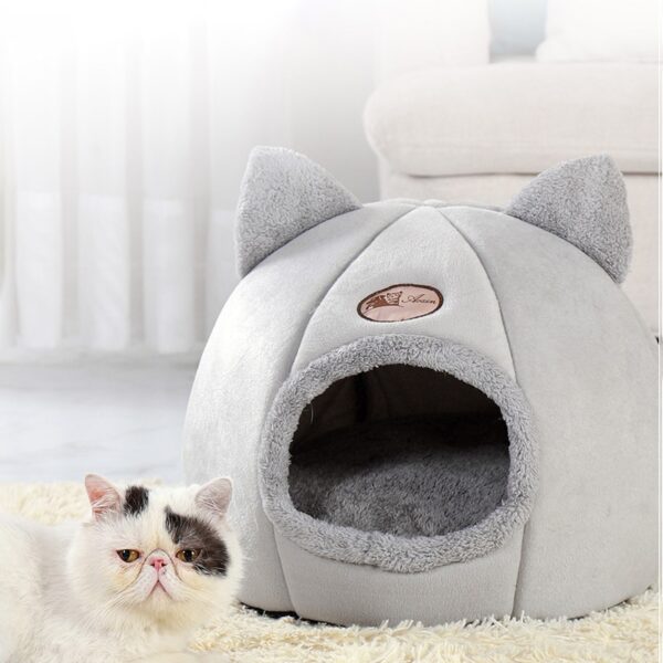 New Deep Sleep Comfort In Winter Cat Bed - Image 3